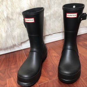 Hunter Original Short Boots Size 9